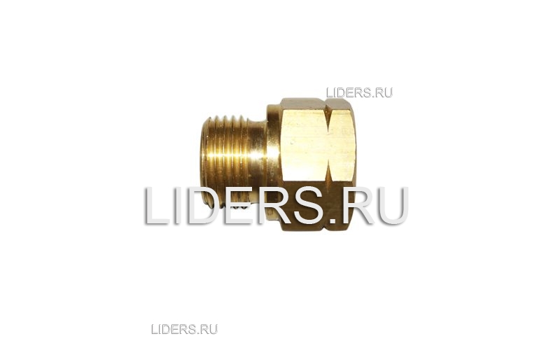 Переходник с левой резьбы G 1/4" на правую 1/2 GOK / лидерс.ру
